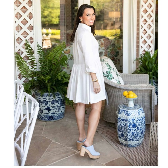 ANTONIO MELANI Kimberly Whitman Beige Tan Leather Wooden Clogs Mules Heels 7.5 - Picture 11 of 12